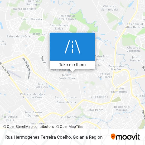 Rua Hermogenes Ferreira Coelho map