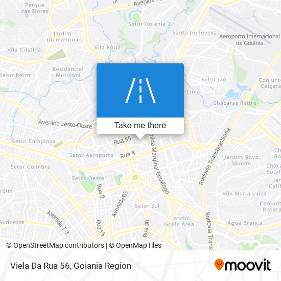 Mapa Viela Da Rua 56