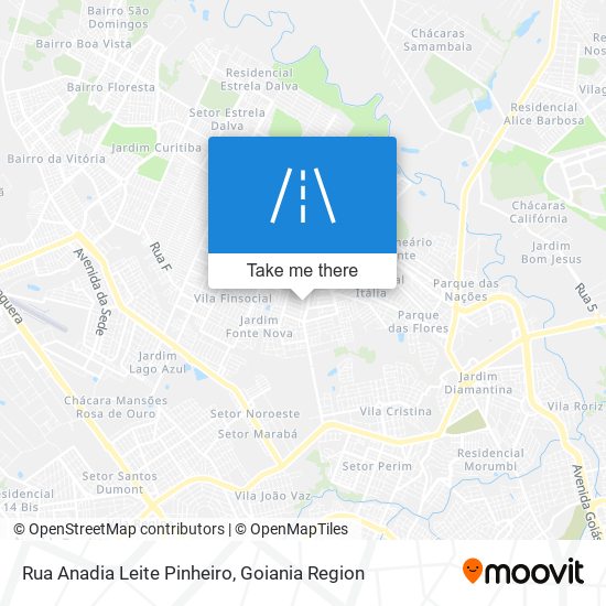 Rua Anadia Leite Pinheiro map