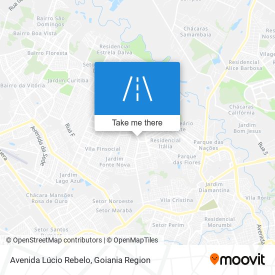 Avenida Lúcio Rebelo map