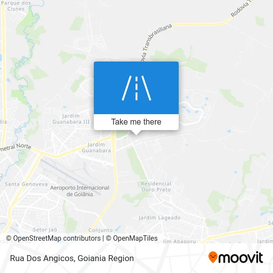 Rua Dos Angicos map
