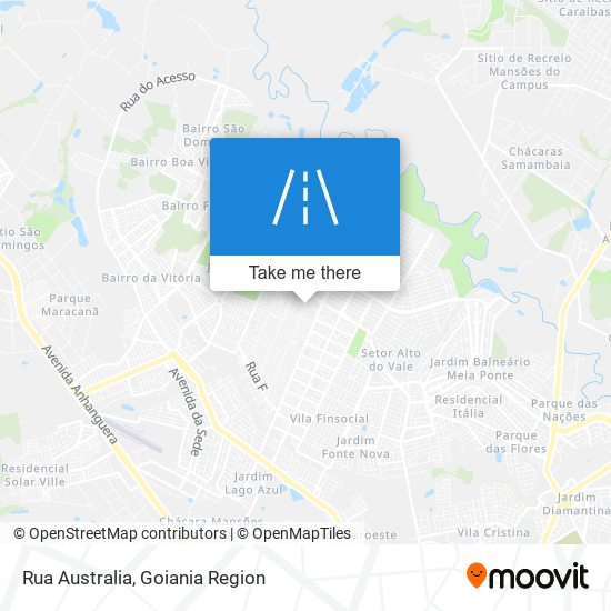 Rua Australia map