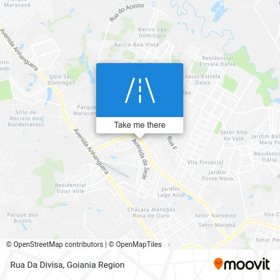 Rua Da Divisa map