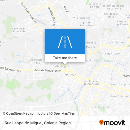 Mapa Rua Leopoldo Miguel