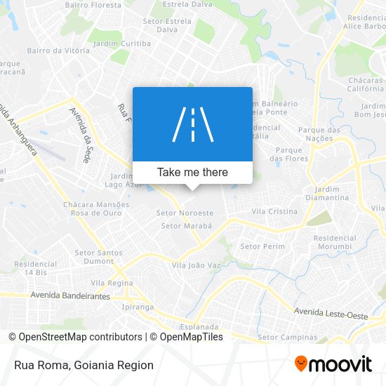 Rua Roma map