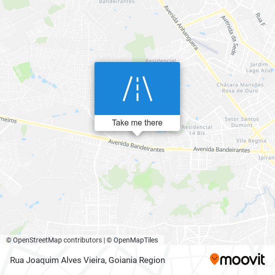 Mapa Rua Joaquim Alves Vieira