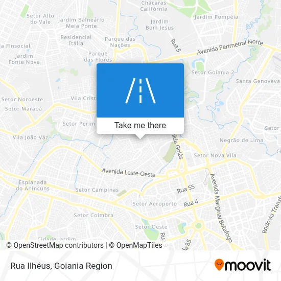 Rua Ilhéus map