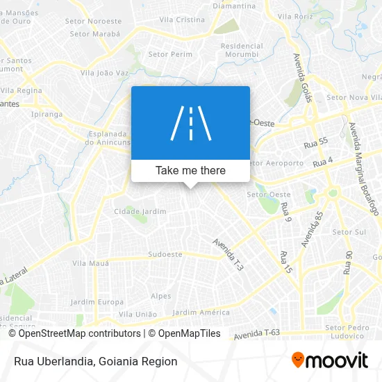 Rua Uberlandia map