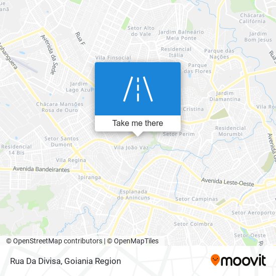 Rua Da Divisa map