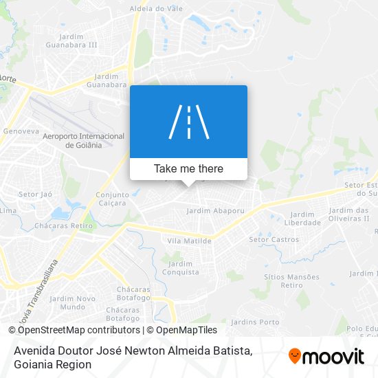 Mapa Avenida Doutor José Newton Almeida Batista
