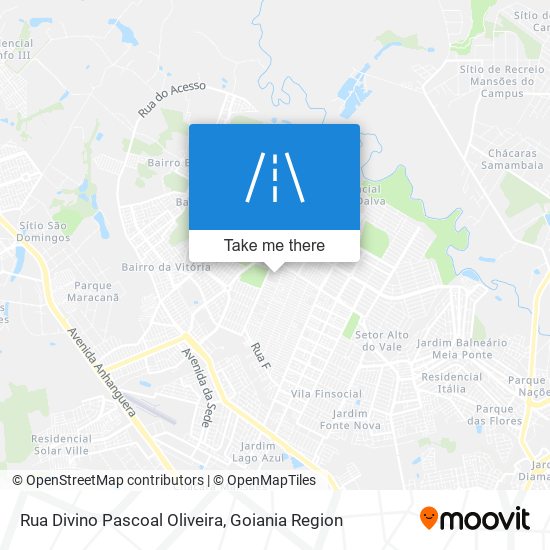 Rua Divino Pascoal Oliveira map