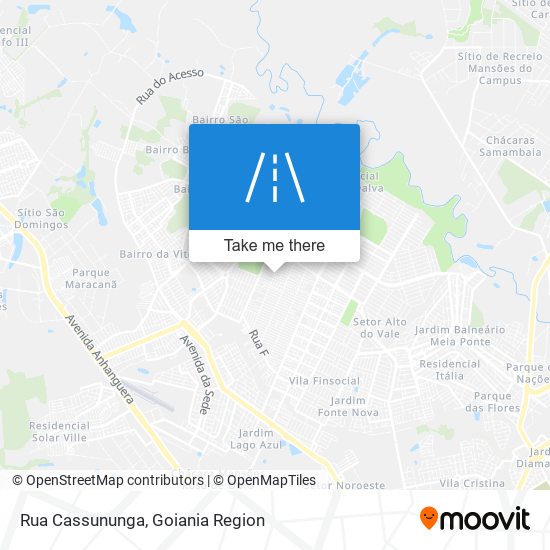 Mapa Rua Cassununga