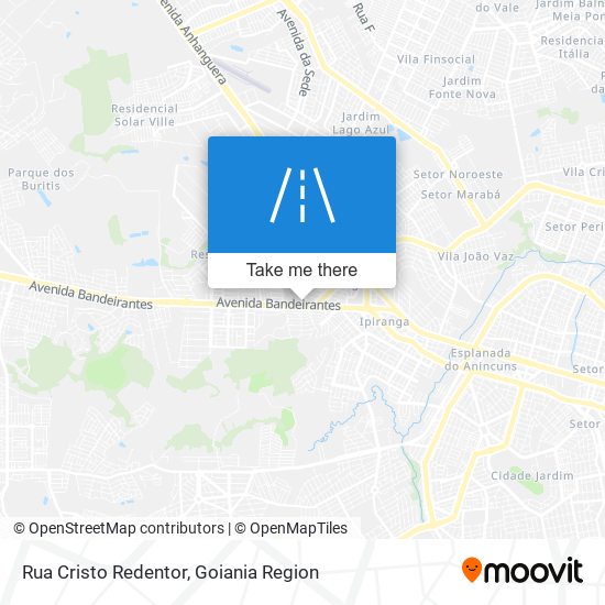 Rua Cristo Redentor map