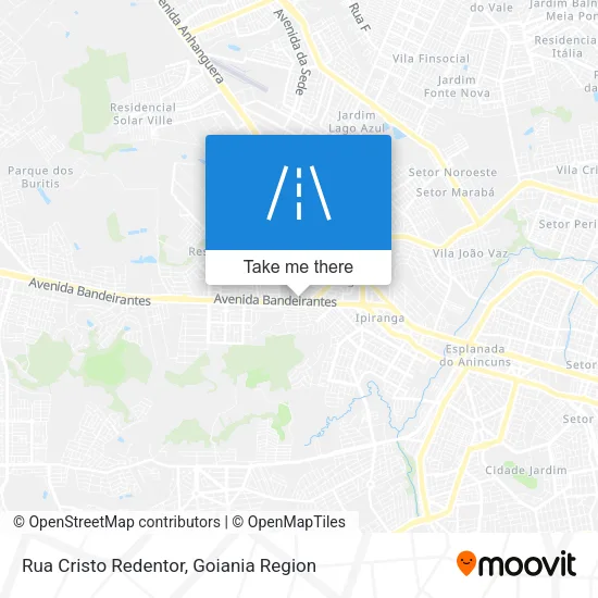 Rua Cristo Redentor map