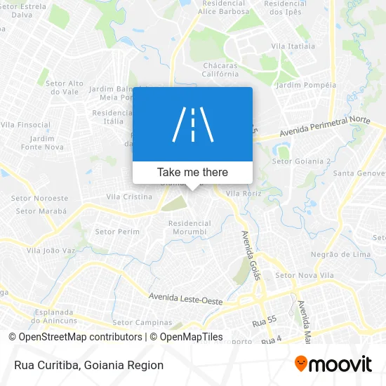 Rua Curitiba map