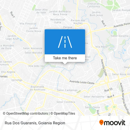 Rua Dos Guaranís map