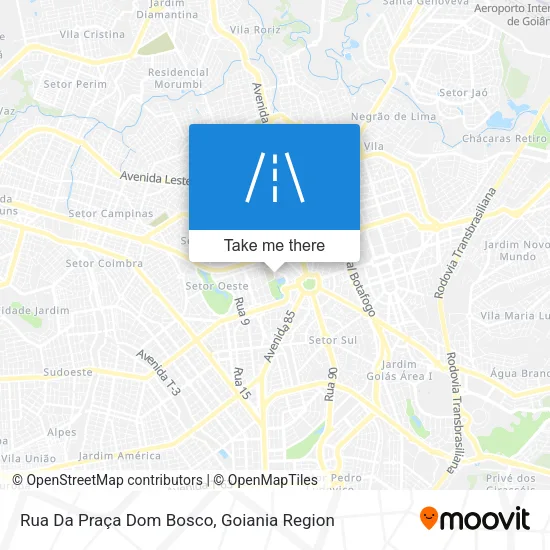 Rua Da Praça Dom Bosco map