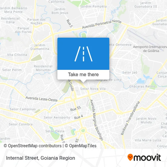Via Interna map