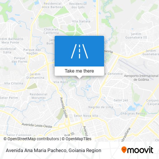 Mapa Avenida Ana Maria Pacheco