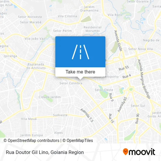Rua Doutor Gil Lino map