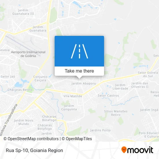 Rua Sp-10 map