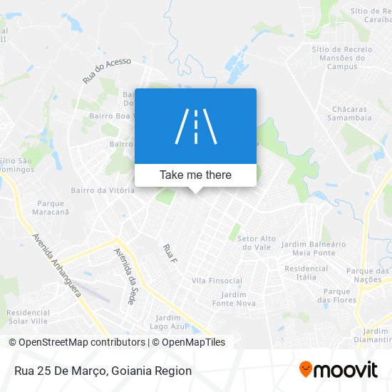 Mapa Rua 25 De Março