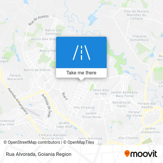 Rua Alvorada map