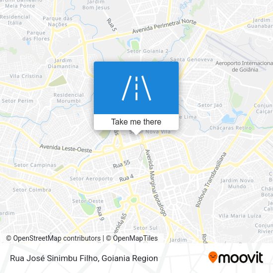 Rua José Sinimbu Filho map