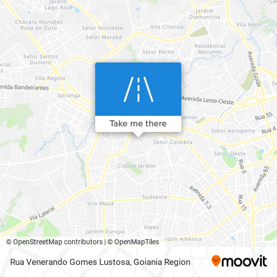 Mapa Rua Venerando Gomes Lustosa