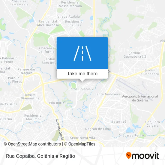 Rua Copaíba map