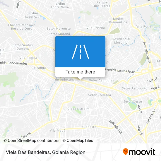 Viela Das Bandeiras map