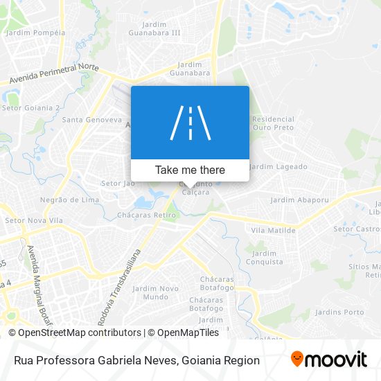 Rua Professora Gabriela Neves map