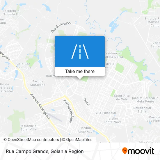 Rua Campo Grande map