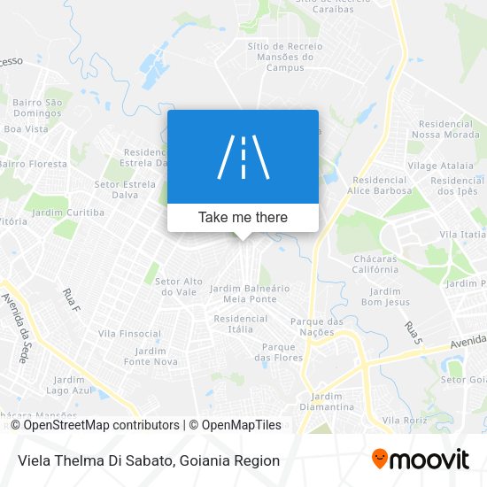 Viela Thelma Di Sabato map