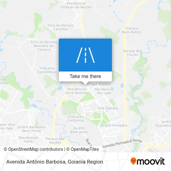 Avenida Antônio Barbosa map