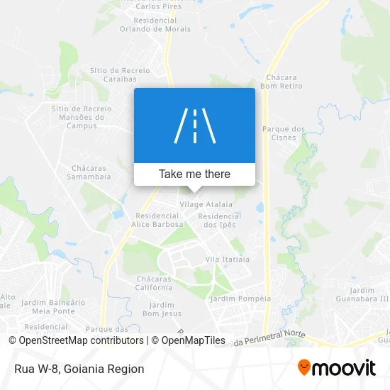 Rua W-8 map