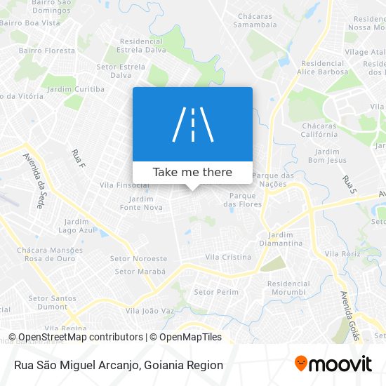 Rua São Miguel Arcanjo map