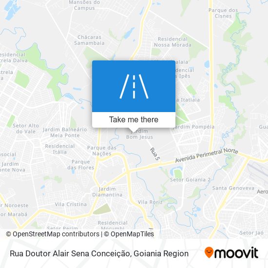 Rua Doutor Alair Sena Conceição map