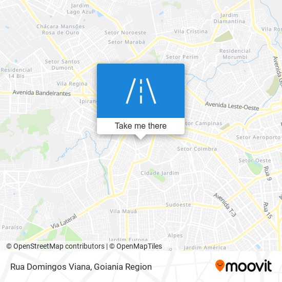 Mapa Rua Domingos Viana