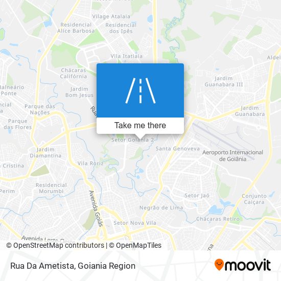 Rua Da Ametista map