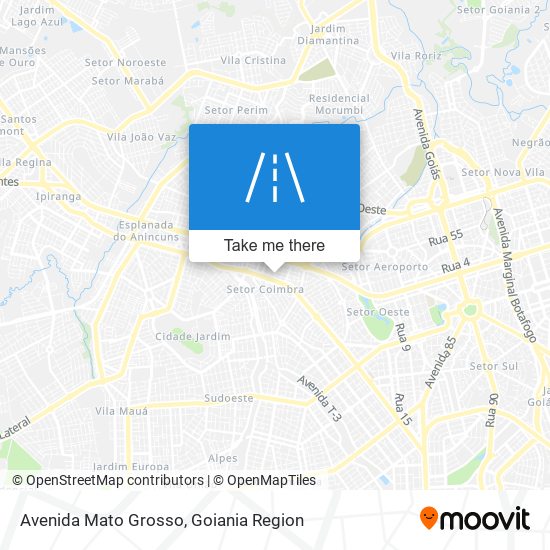 Avenida Mato Grosso map