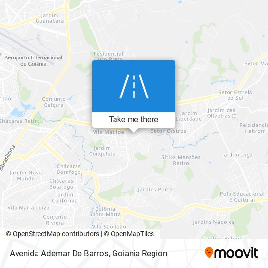 Mapa Avenida Ademar De Barros