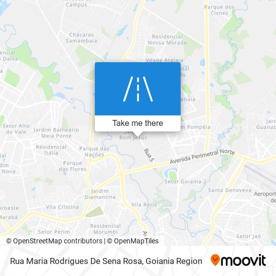 Mapa Rua Maria Rodrigues De Sena Rosa