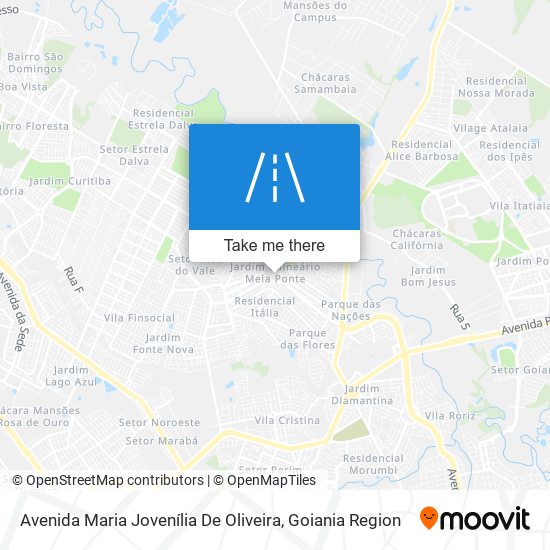 Avenida Maria Jovenília De Oliveira map