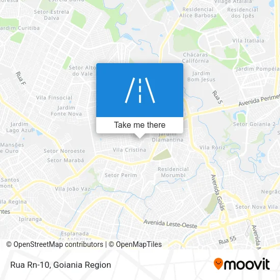 Rua Rn-10 map