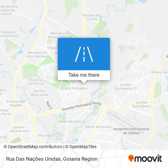 Rua Das Nações Unidas map