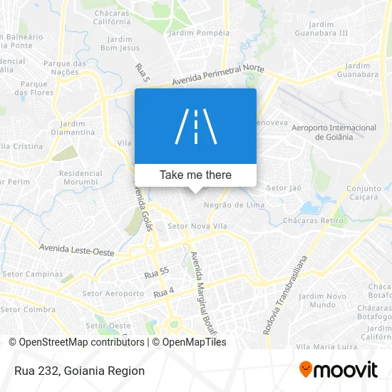 Rua 232 map