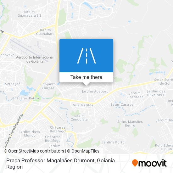Mapa Praça Professor Magalhães Drumont
