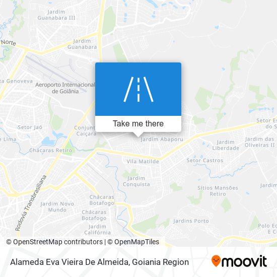 Mapa Alameda Eva Vieira De Almeida