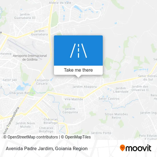 Avenida Padre Jardim map